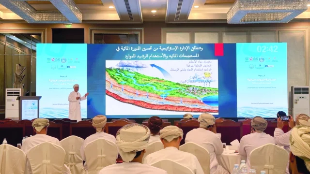 Agriculture accounts for 85% of Oman water demand