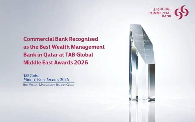 Commercial Bank wins Qatar wealth-management award
