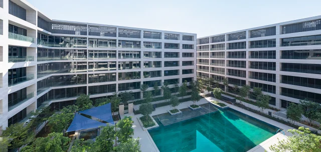 Five more Sokoon apartment buildings complete at Aljada