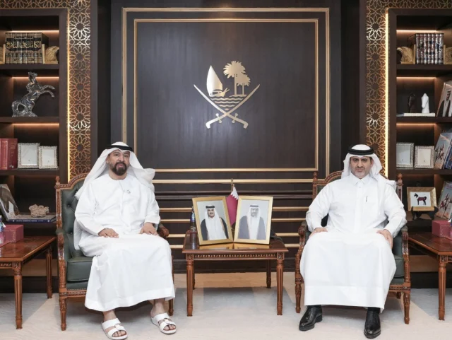 Qatar Central Bank Governor meets UAE Ambassador