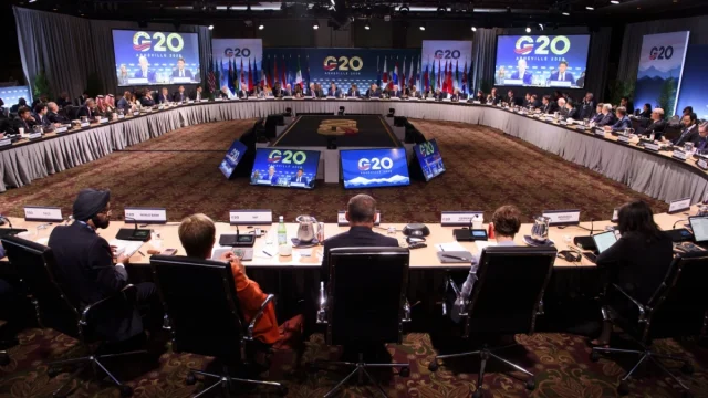 Saudi finance delegation joins US G20 meeting
