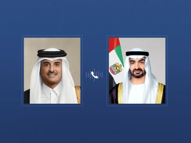 UAE and Qatar leaders discuss diplomatic solutions