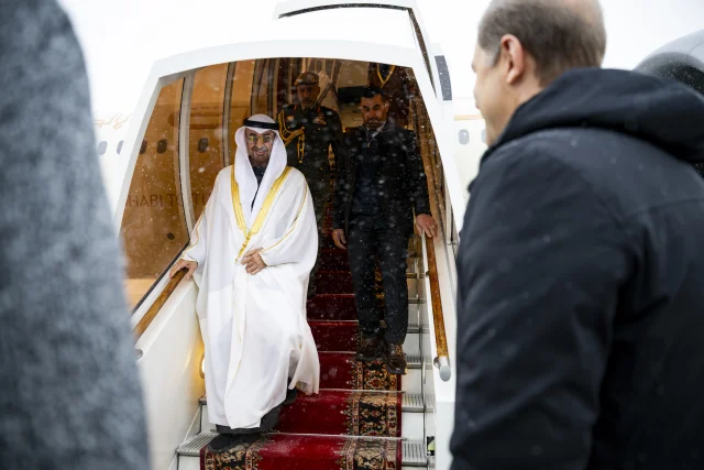 UAE President arrives in Moscow for official visit